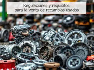 regulacion requisitos recambios desguace coches
